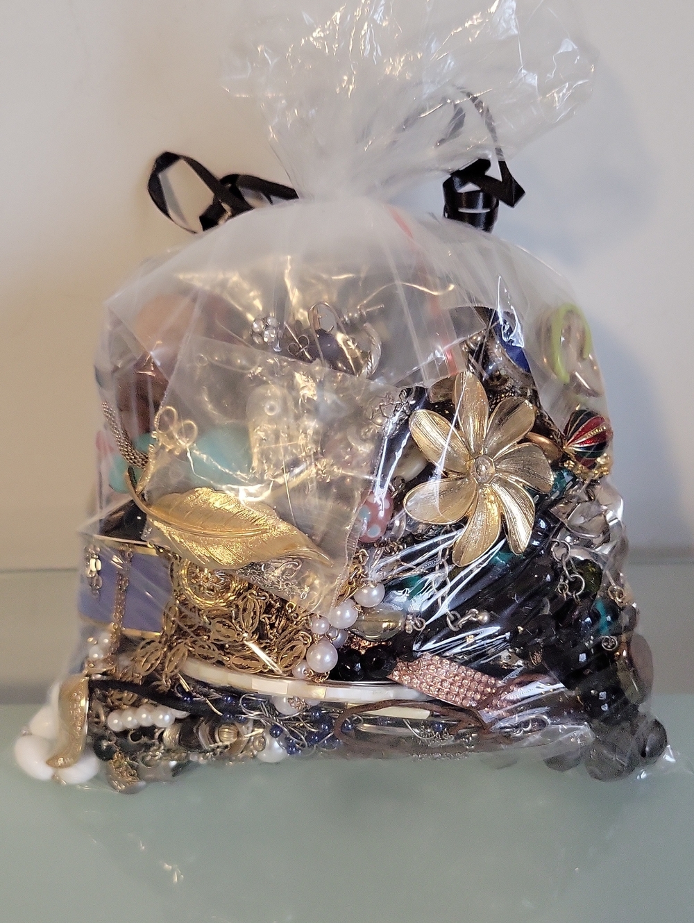 Mixed Mystery Bag Of Costume Jewelry 4lbs